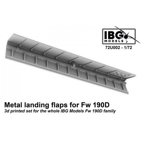 1/72 Fw 190D Family Metal Flaps for IBG kits