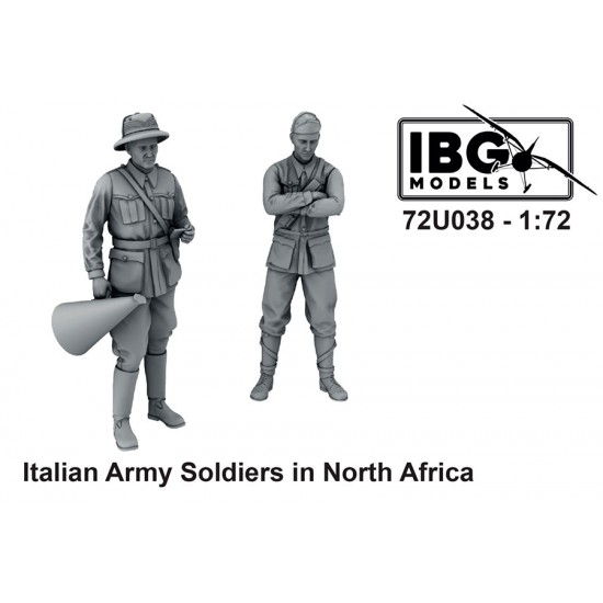 1/72 Italian Army Soldiers in North Africa (2 figures)