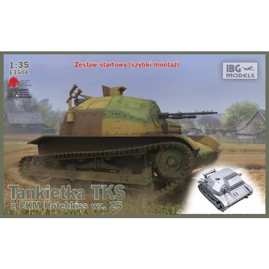 1/35 Polish TKS Tankette w/Machine Gun (includes quick build tracks)