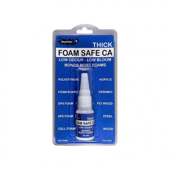 Thick Foam Safe Ca 20gm Hobby Glue