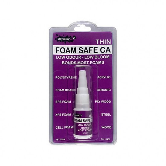 Thin Foam Safe Ca 20gm Hobby Glue