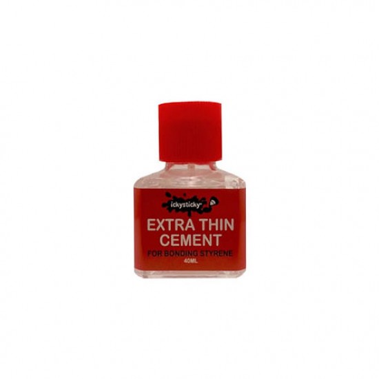 Extra Thin Cement 40ml (for Styrene)