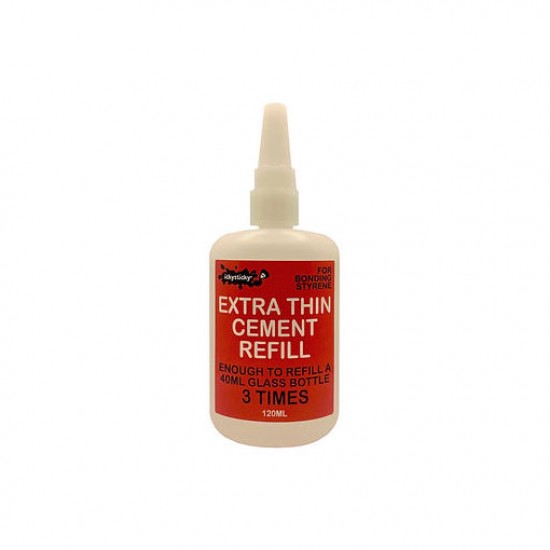 Extra Thin Cement Refill 120ml (for Styrene)
