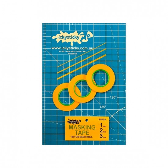 Masking Tape Set (3pk: 1, 2, 3mm)