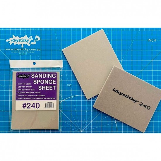 Sanding Sponge #240 (114 x 140 x 5mm, 1 sheet)