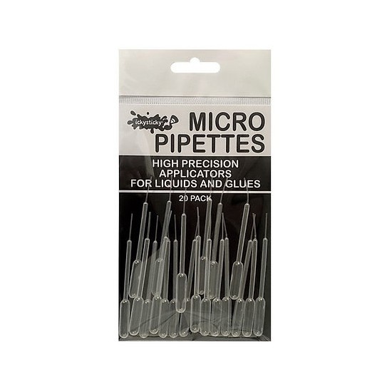 Micro Pipettes (20pcs) Applicators for Liquid and Glue
