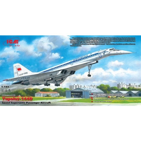 1/144 Soviet Supersonic Passenger Aircraft Tupolev Tu-144D