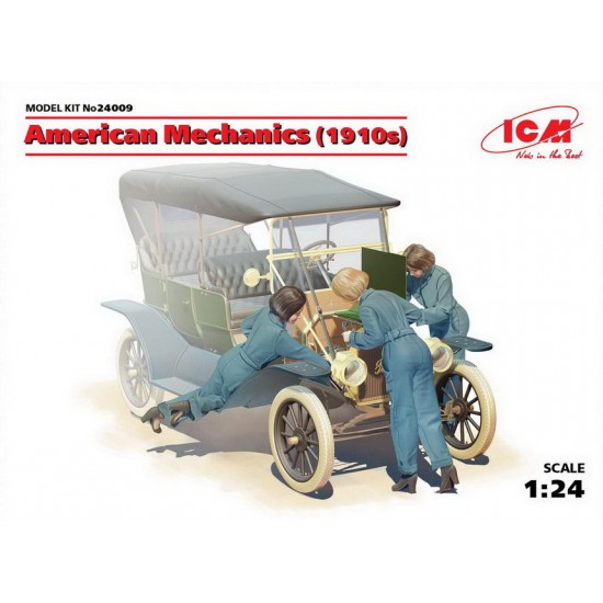 1/24 US Mechanics 1910s (3 figures)