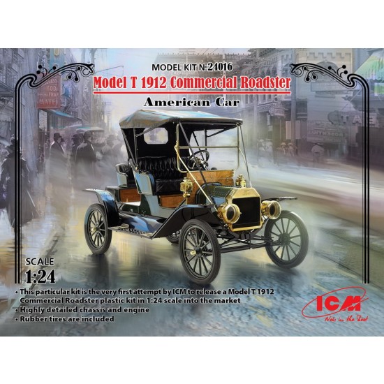 1/24 American Car Model T 1912 Commercial Roadster
