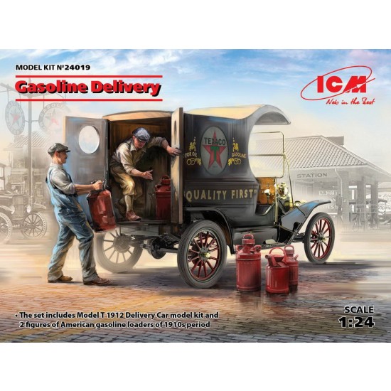 1/24 US Gasoline Delivery Model T 1912 Delivery Car w/Loaders