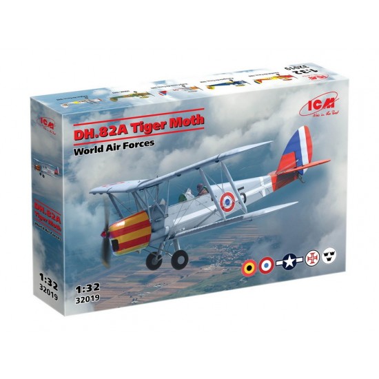 1/32 WWII DH.82A Tiger Moth World Air Forces