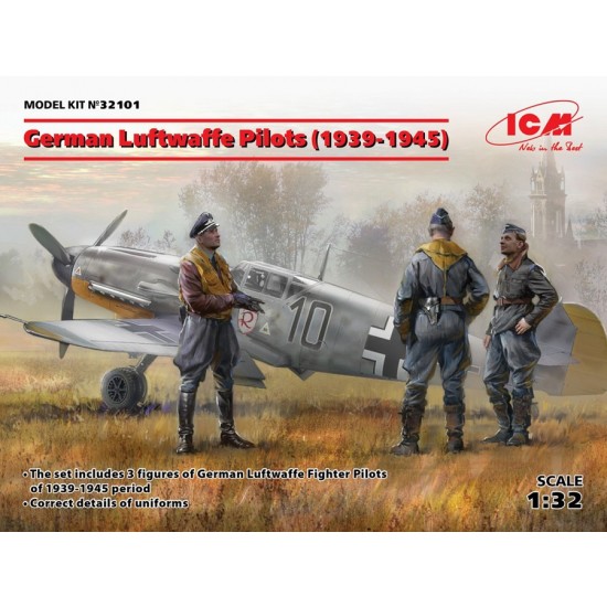 1/32 German Luftwaffe Pilots 1939-1945 (3 figures)