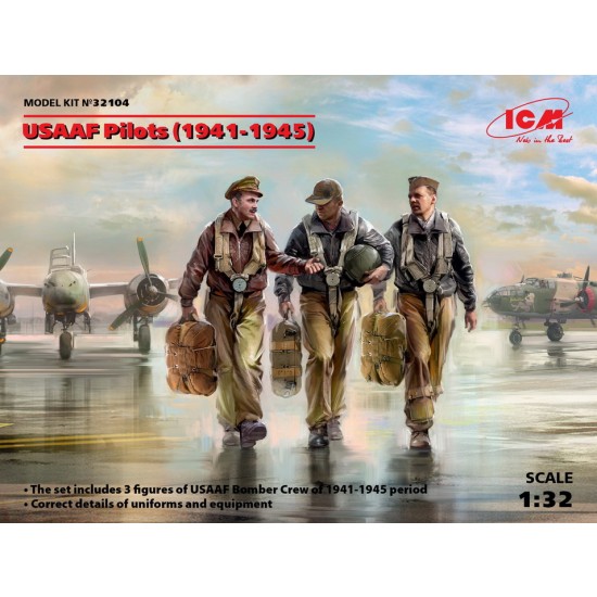 1/32 USAAF Pilots 1941-1945 (3 figures)