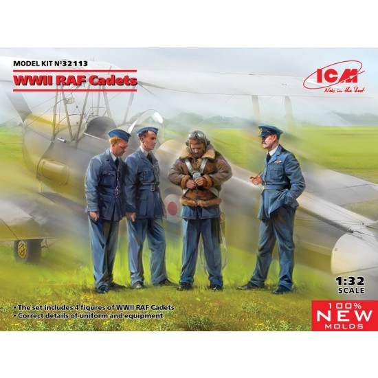 1/32 WWII RAF Cadets (4 figures)