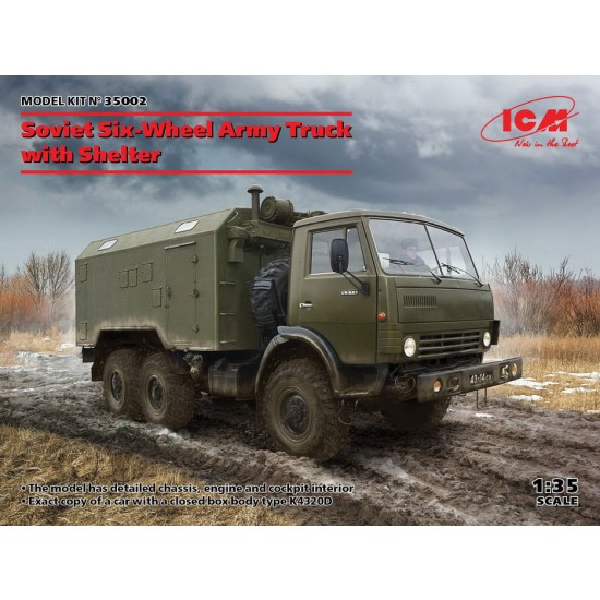 1/35 Soviet Six-Wheel Army Truck with Shelter