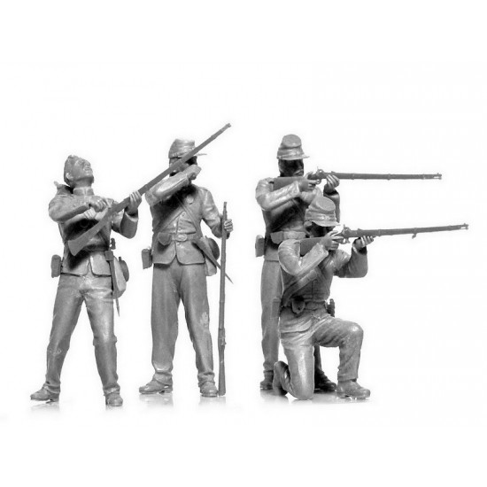 1/35 US Civil War Union Infantry (4 figures)