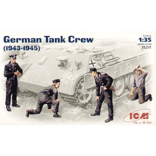 1/35 WWII German Tank Crew 1943-1945 (4 Figures)