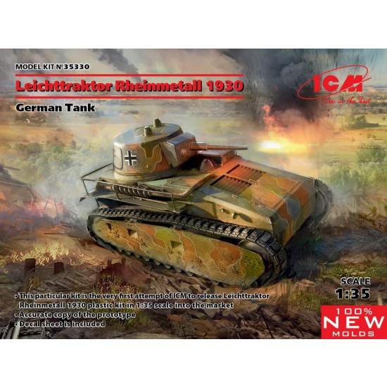 1/35 German Tank Leichttraktor Rheinmetall 1930