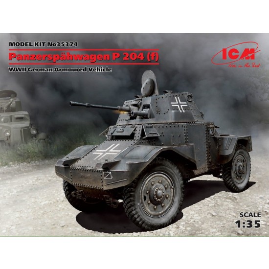 1/35 WWII German Armoured Vehicle Panzerspahwagen P 204 (f)