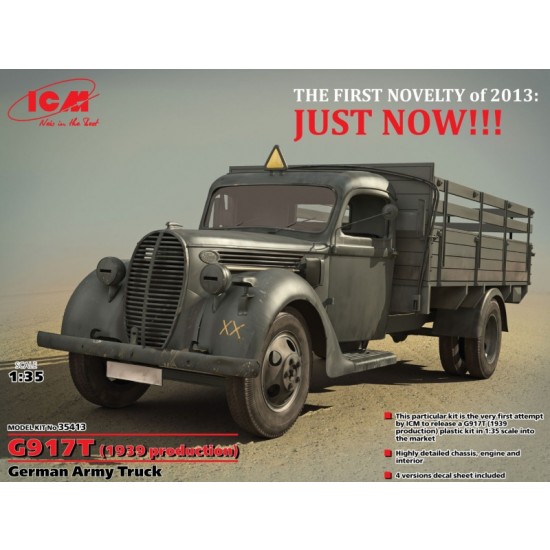 1/35 WWII German Army Truck G917T (1939 Production)