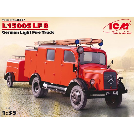 1/35 Postwar German 1.5ton Light Fire Truck L1500S LF8