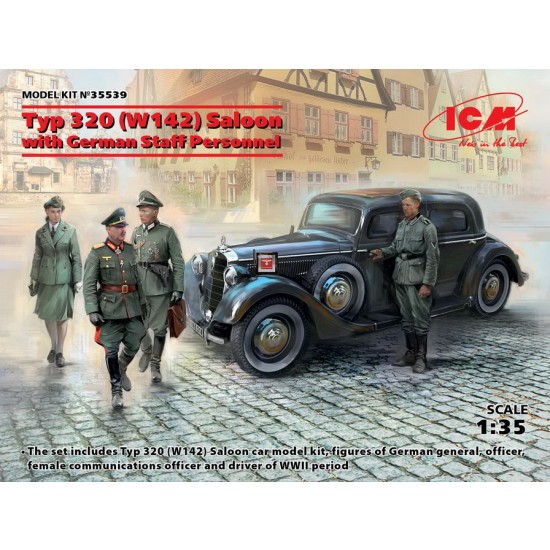 1/35 German Typ 320 (W142) Saloon with Staff Personnel