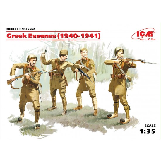 1/35 Greek Evzones 1940-1941 (4 figures)