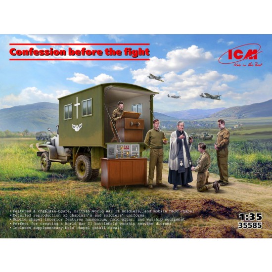 1/35 Confession Before the Fight: Chaplain, British Soldiers and Mobile Field Chapel