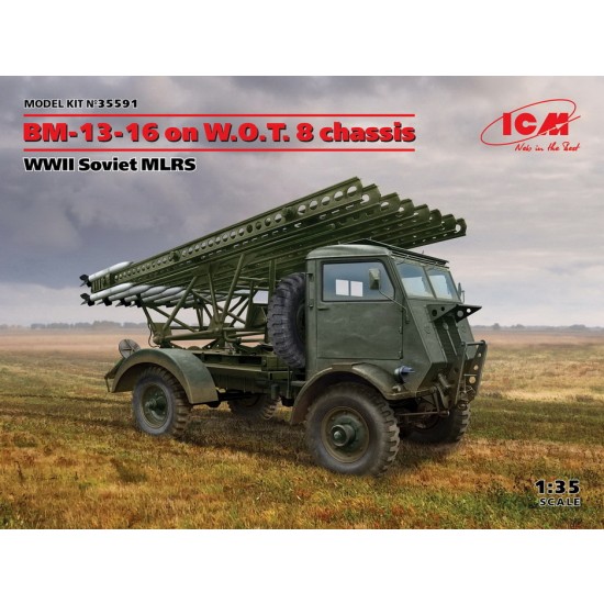 1/35 WWII Soviet MLRS BM-13-16 on WOT 8 Chassis