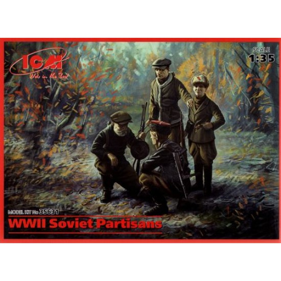 1/35 WWII Soviet Partisans (4 Figures)