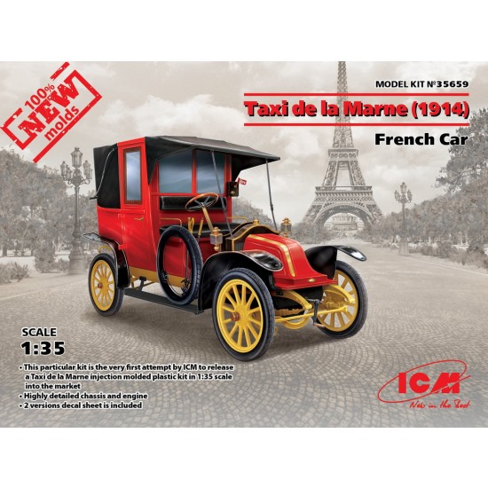 1/35 French Car Taxi de la Marne 1914