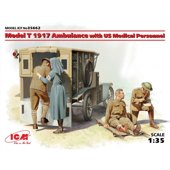 1/35 Model T 1917 Ambulance w/US Medical Personnel