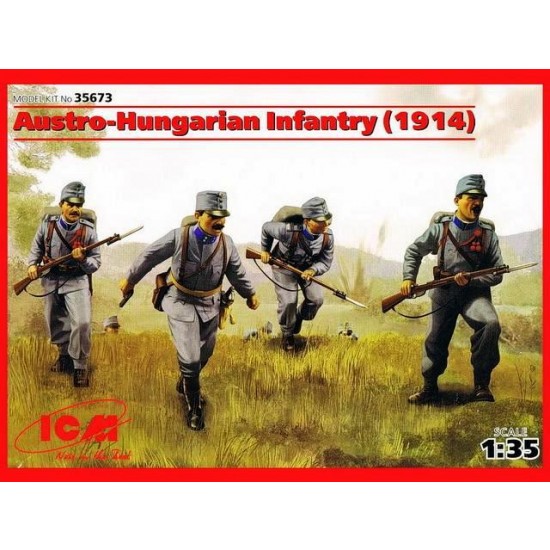 1/35 Austro-Hungarian Infantry 1914 (4 Figures)