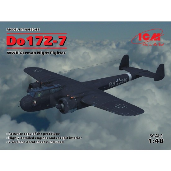 1/48 WWII German Night Fighter Do 17Z-7