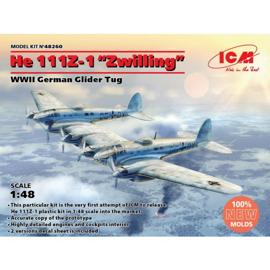 1/48 WWII German Glider Tug He 111Z-1 