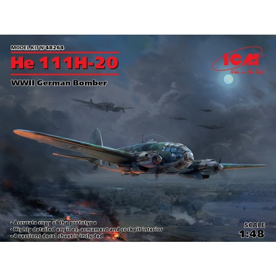 1/48 WWII German Bomber Heinkel He 111H-20
