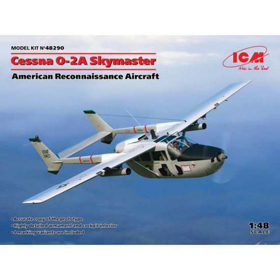 1/48 US Cessna O-2A Skymaster Reconnaissance Aircraft