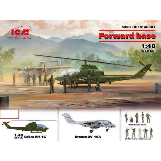 1/48 Forward Base: Cobra AH-1G, Bronco OV-10A, US Pilots
