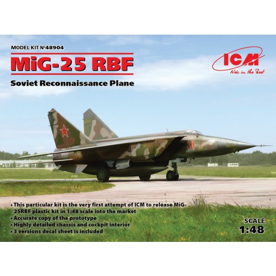 1/48 Soviet Reconnaissance Plane MiG-25 RBF