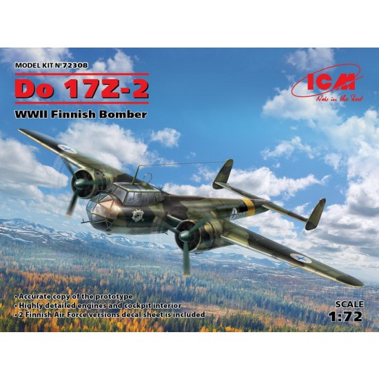 1/72 WWII Finnish Bomber Do 17Z-2