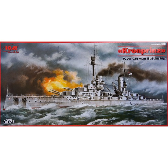 1/350 WWI German Battleship "Kronprinz"