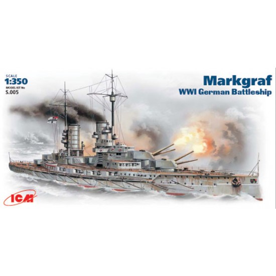 1/350 WWI German Battleship "Markgraf"