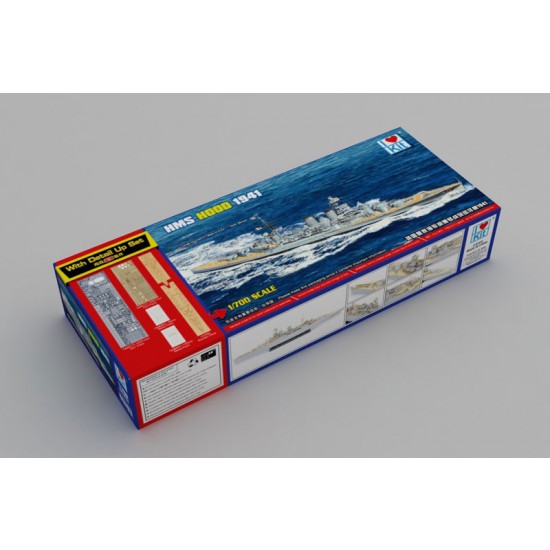 1/700 HMS HOOD 1941 w/Detail Set [Top Grade]