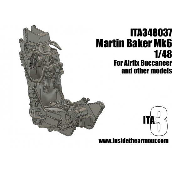 1/48 Martin Baker Mk.6 (late) Ejection Seat for Airfix Buccaneer kit