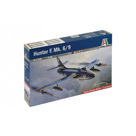 1/48 Hawker Hunter Mk FGA.6 / FGA.9 (from 1950 to 1990)