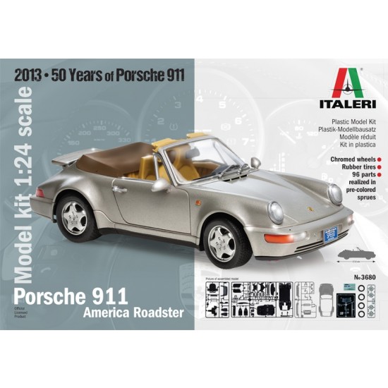 1/24 50 Years of Porsche 911 Series - Porsche 911 Carrera America Roadster 2013