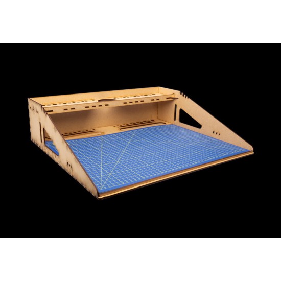 Workstation for Modelling (46cm x 39cm x12cm, A3 cutting mat included)