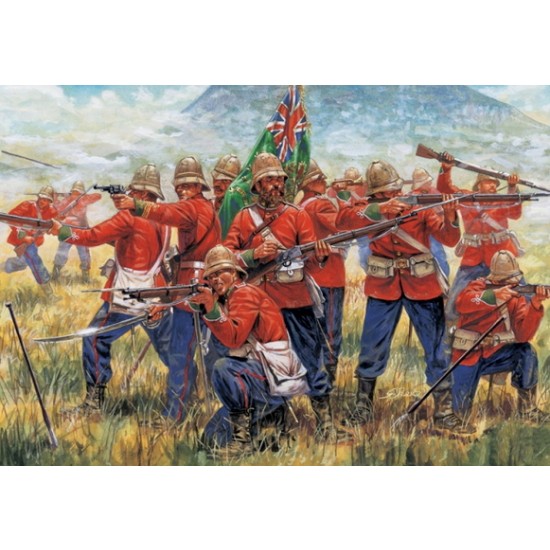 1/72 British Infantry in Zulu War (40 Figures)
