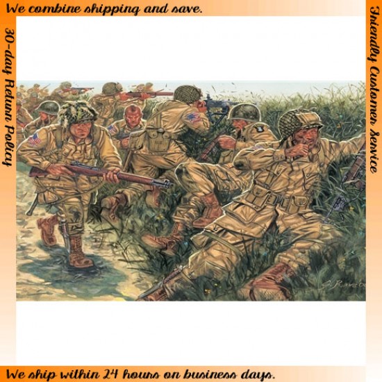 1/72 WWII American Paratroopers