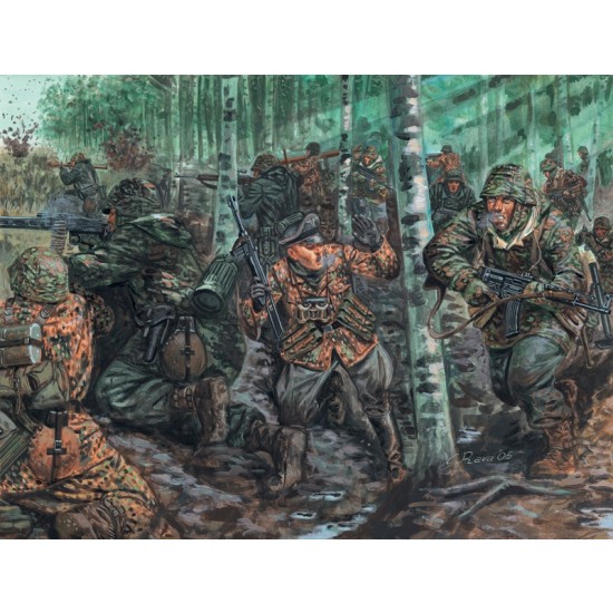 1/72 WWII German Elite Troops (x48 figures)